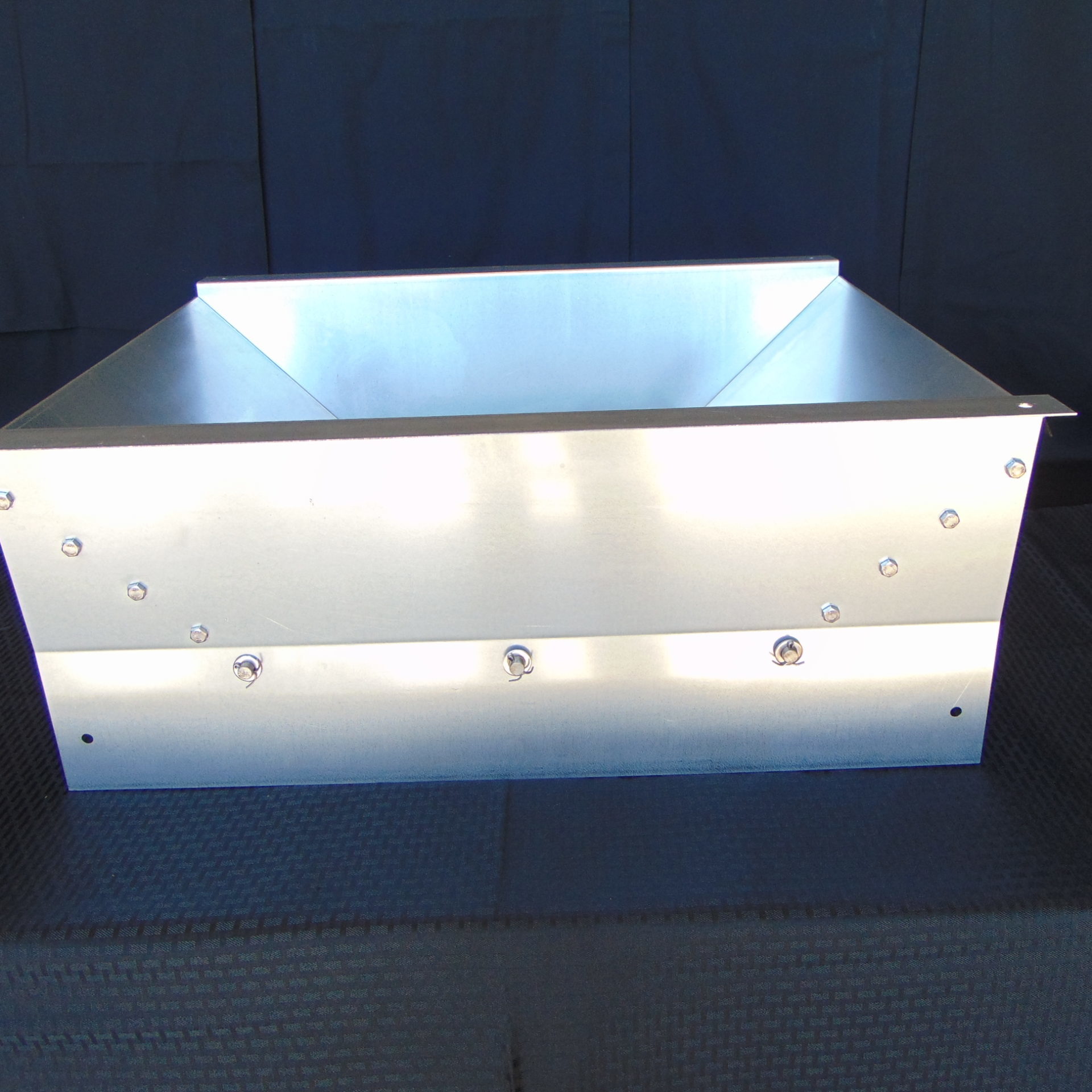 Dust Control Baffle Side View